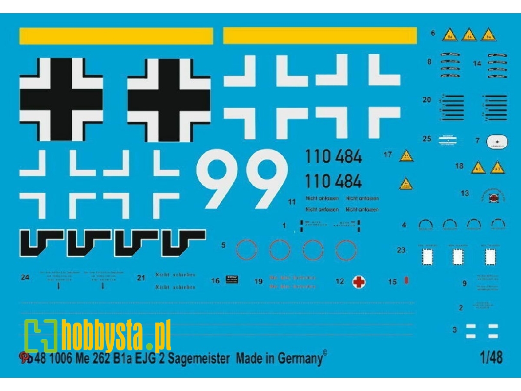 Me 262 B 1a Ejg 2 Gefreiter Sagemeister - image 1