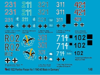 8 Different Panther Markings - image 1