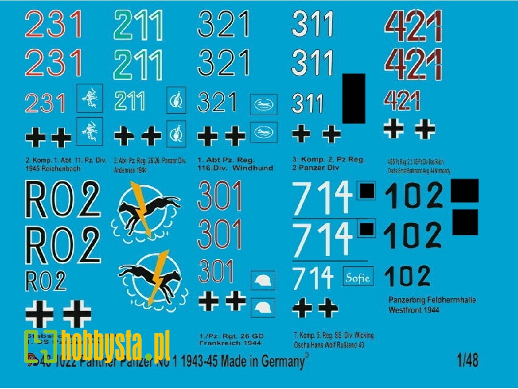 8 Different Panther Markings - image 1