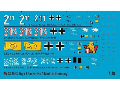 Tiger Tank Markings No. 1 - image 1