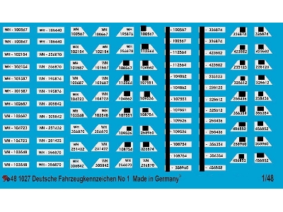 German Number Plates - image 1
