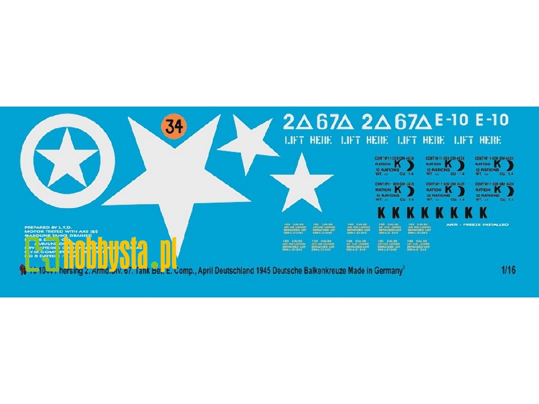 M26 Pershing 2. Armd 67 Tank Bat. Germany April 1945 - image 1