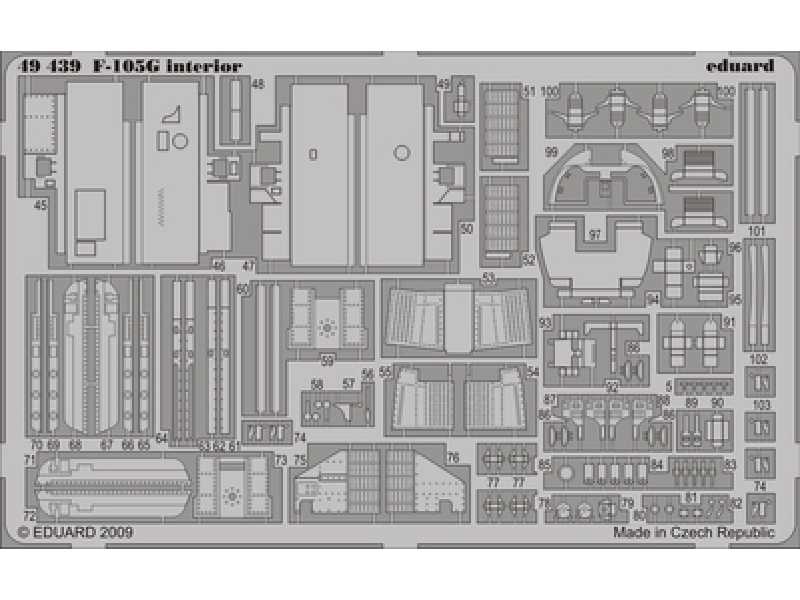 F-105G interior S. A. 1/48 - Hobby Boss - image 1