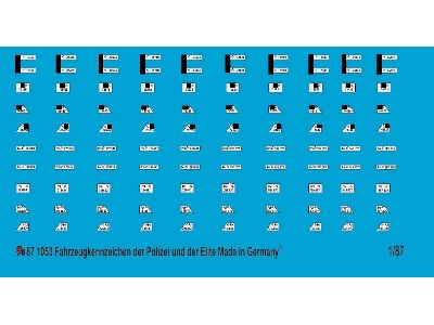 Number Plates For German Police And Waffen Ss - image 1