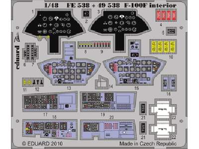 F-100F interior S. A. 1/48 - Trumpeter - - image 1