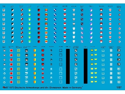 German Army Corps And Div. Divisions Markings - image 1