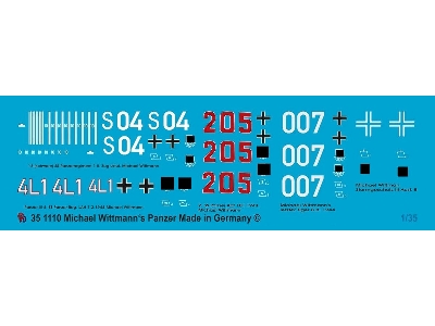 Wittmann's Tank Markings - image 1