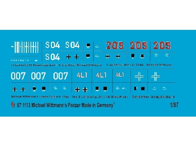 Wittmann's Tank Markings - image 1