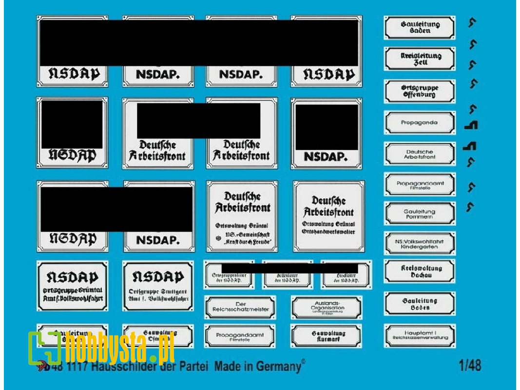 House Plates Of Nsdap Organisations - image 1