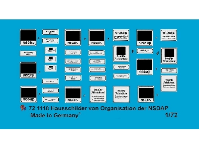 House Plates Of Nsdap Organisations - image 1