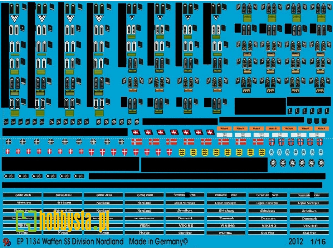 Waffen Ss Uniform Insignia Part No. 2 North Division - image 1