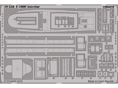 F-100F interior S. A. 1/48 - Trumpeter - image 1