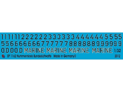 Numbers German Bundesluftwaffe - image 1