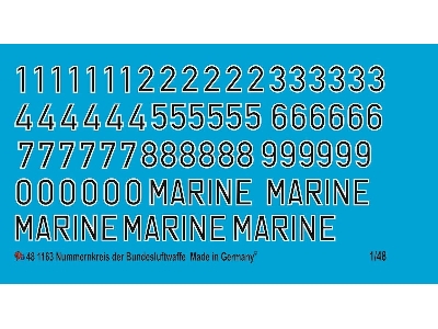 Numbers German Bundesluftwaffe - image 1