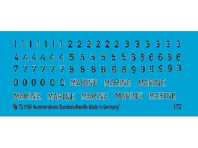 Numbers German Bundesluftwaffe - image 1