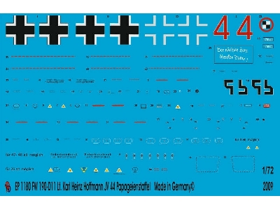 Fw 190-d11 Leut. Karl Heinz Hoffmann Jv 44 Papageienstaffel - image 1