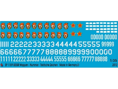 Udssr Insignia Numbers And Tactical Markings - image 1