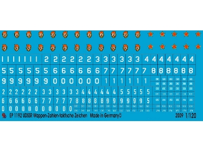 Udssr Insignia Numbers And Tactical Markings - image 1