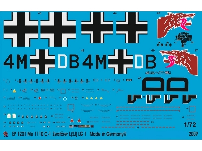 Me 110 C-1 I. (Sj) Lg 1 Destroyer - image 1