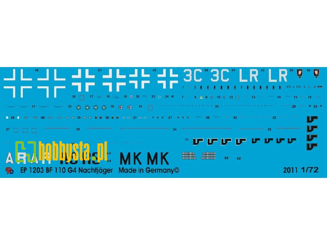 Bf 110 Night Figter 4 Versions Ua. Oblt. Martin Becker 1944 Mainz - image 1