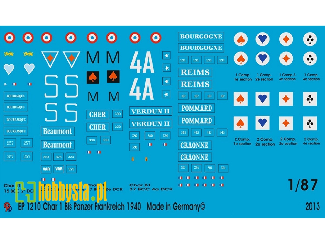 4 Versions For Char B 1 Bis - image 1
