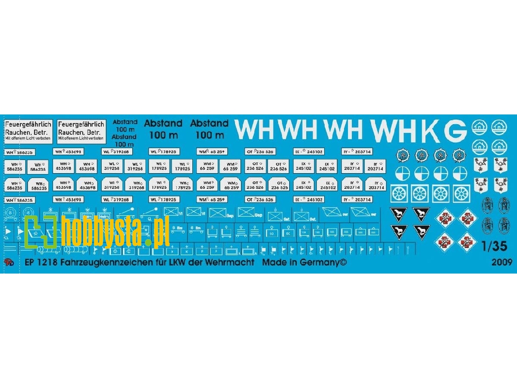 Number Plates For Transport Trucks And Tactical Markings - image 1