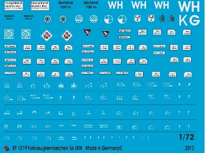 Number Plates For Transport Trucks And Tactical Markings - image 1