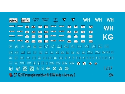 Number Plates For Transport Trucks And Tactical Markings - image 1