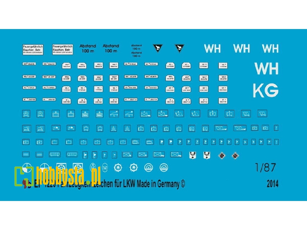 Number Plates For Transport Trucks And Tactical Markings - image 1