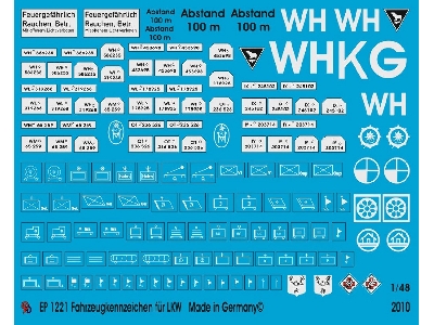 Number Plates For Transport Trucks And Tactical Markings - image 1