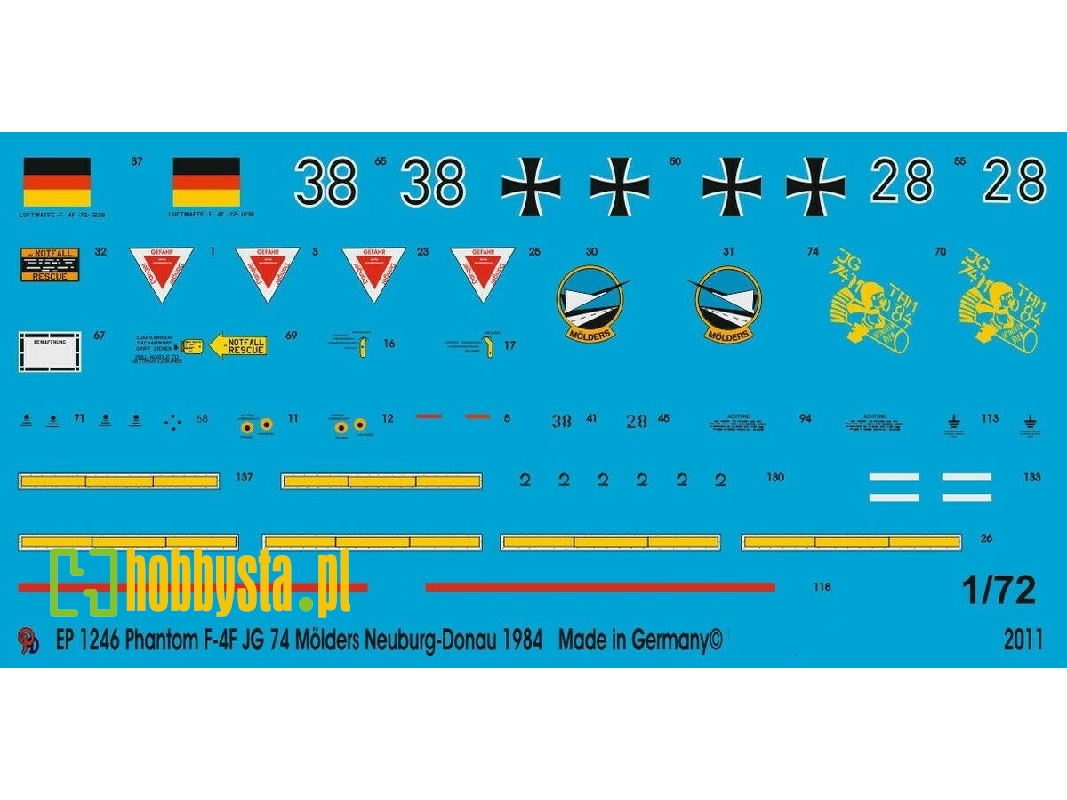Phantom F-4f Jg 74 Mölders Neuburg-danube 1984 - image 1