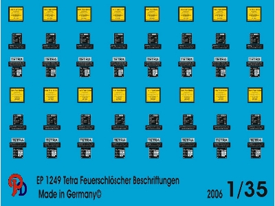 Markings For Tetra Fire Extinguisher For German Tanks - image 1