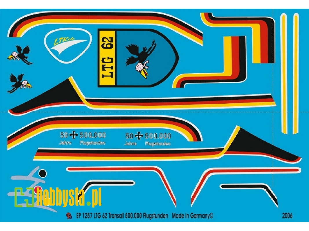 Transall C 160 G Special Painting 500.000 Flight Hours Ltg 62 - image 1