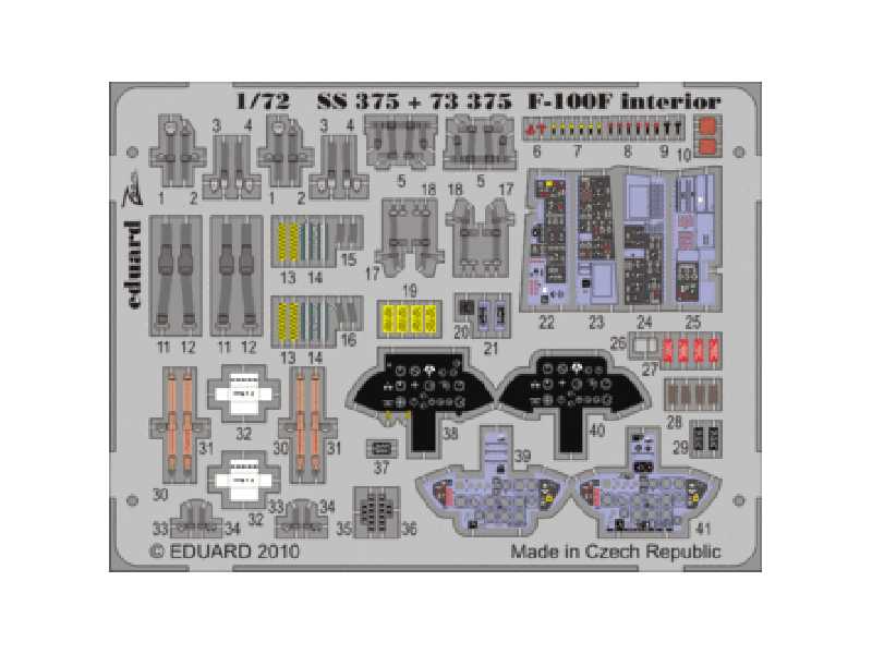 F-100F S. A. 1/72 - Trumpeter - image 1