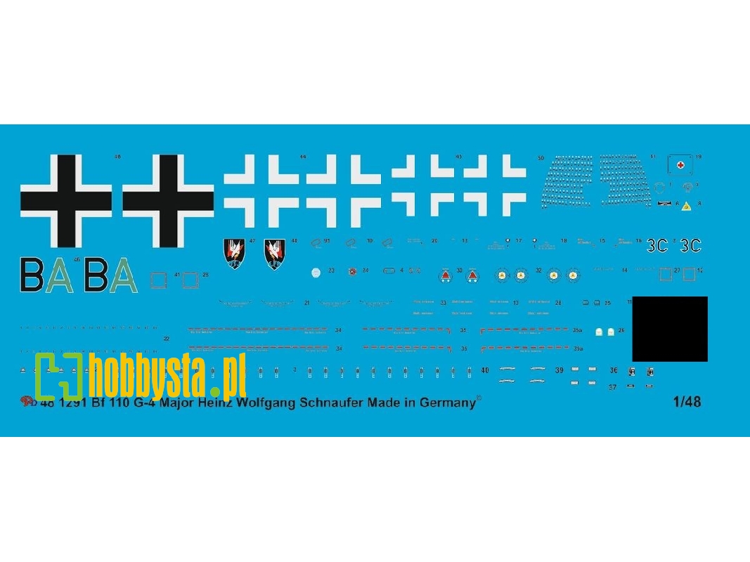 Bf 110 G4 Night Fighter Major Heinz Wolfgang Schnaufer - image 1