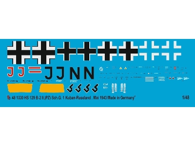 Hs 129 B-2 8.(Pz) Sch. G.1 Kuban - image 1