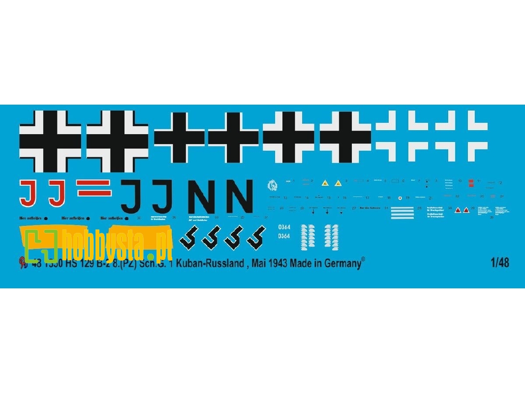 Hs 129 B-2 8.(Pz) Sch. G.1 Kuban - image 1