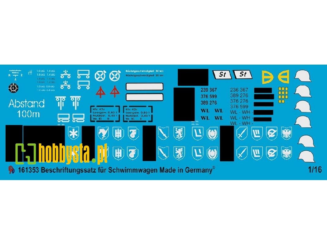 Markings For German Schwimmwagen - image 1