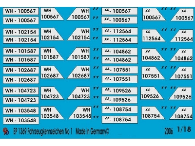 German Number Plates - image 1
