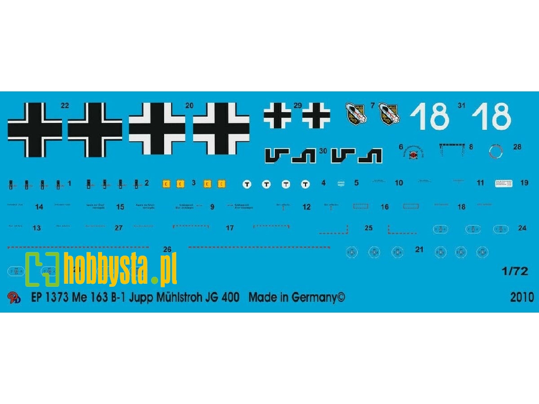 Me 163 B-1 Jupp Mühlstroh Jg 400 - image 1