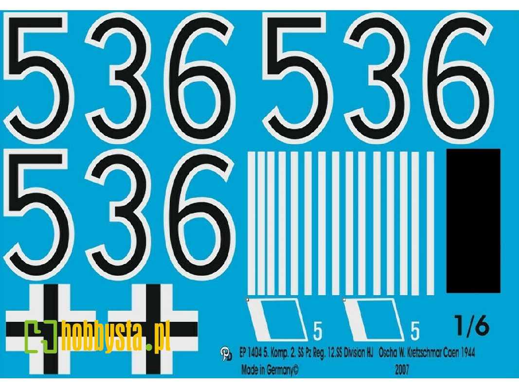 Panzer Iv H5. Comp. 2. Ss Pz Reg 12. Ss Div Hj  Caen 1944 - image 1
