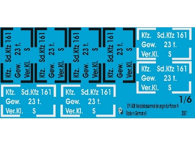 Rail Class Markings For Panzer Iv Tanks - image 1