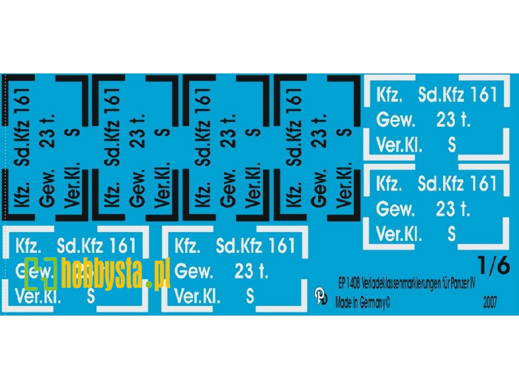 Rail Class Markings For Panzer Iv Tanks - image 1