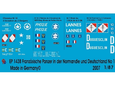 French Tanks In Normandy And Germany 1944-1945 No. 1 - image 1