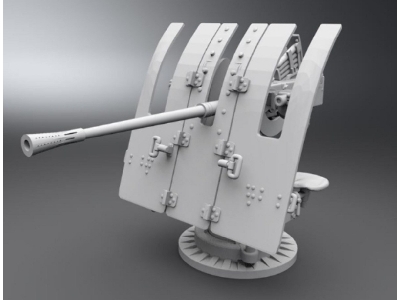 Kriegsmarine Aa Gun 3,7 Cm Marine Flak M42 (4 Pcs) - image 1
