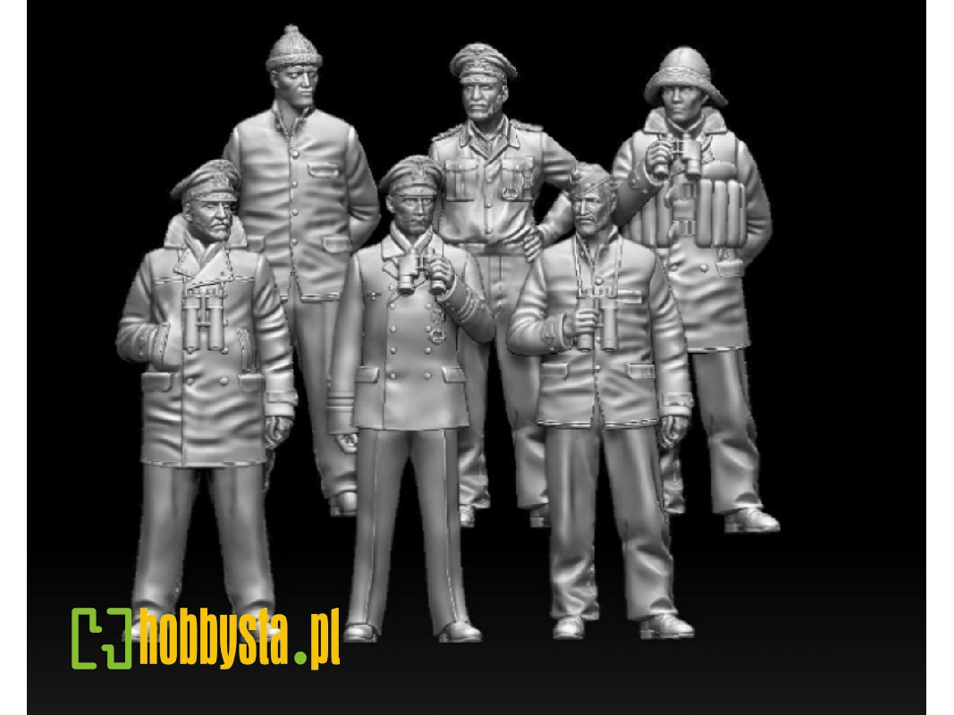 Crew Members Wwii German U-boot (6 Figures) - image 1