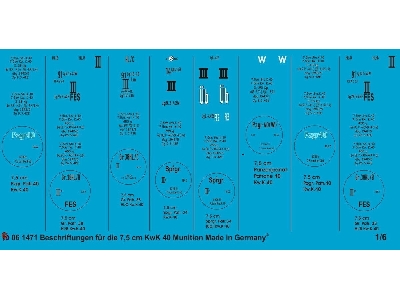Markings For 7,5 Cm Kwk 40 Ammo - image 1