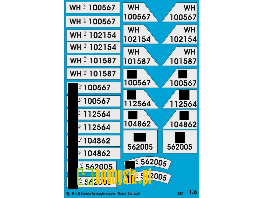 German Vehicle Number Plates - image 1