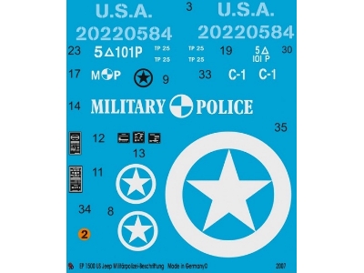 Us Jeep Mp Markings - image 1