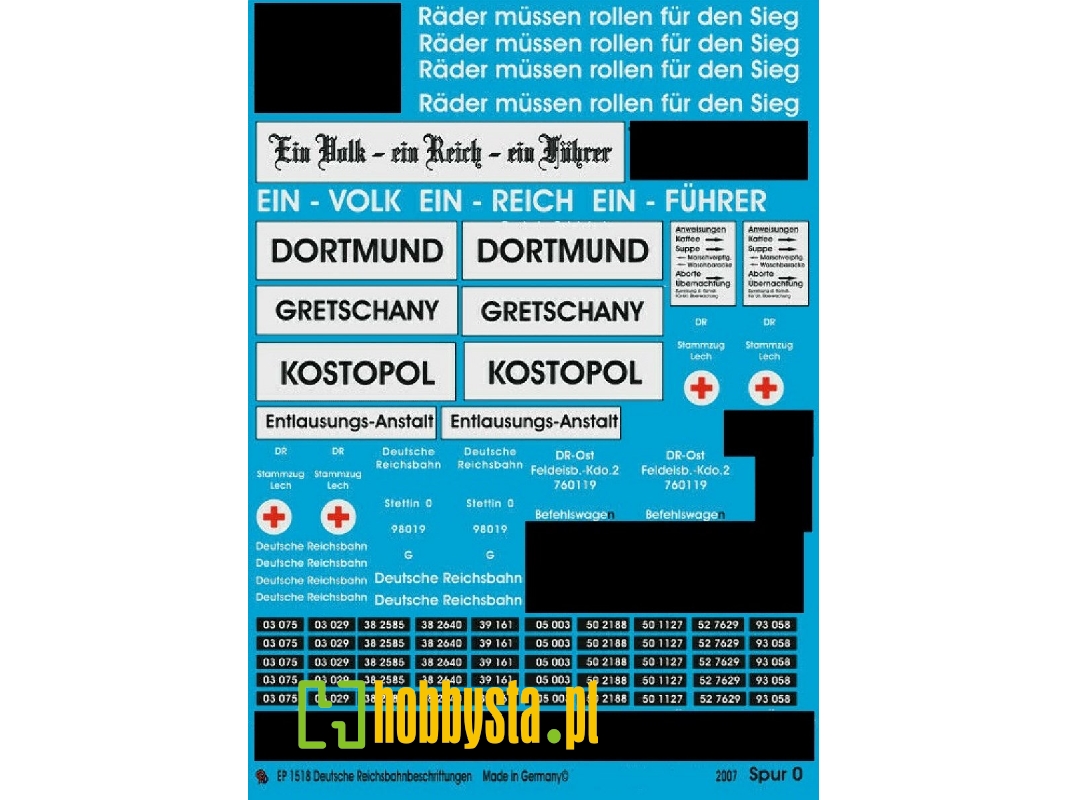 German Reichsbahn Markings, Track 0 - image 1
